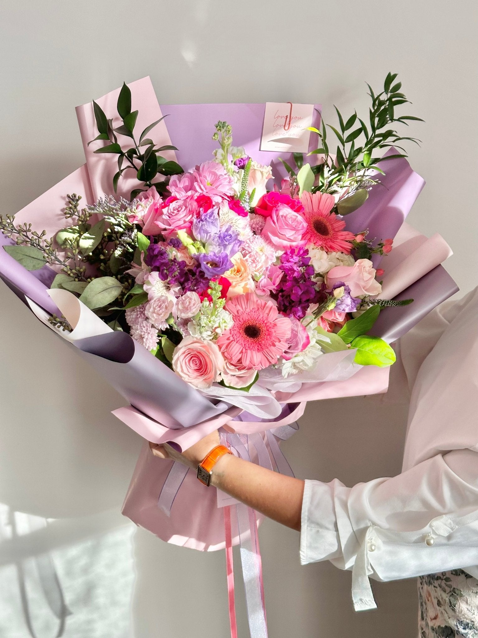 Grand Pastel Garden Bouquet - NYC Bouquet Delivery