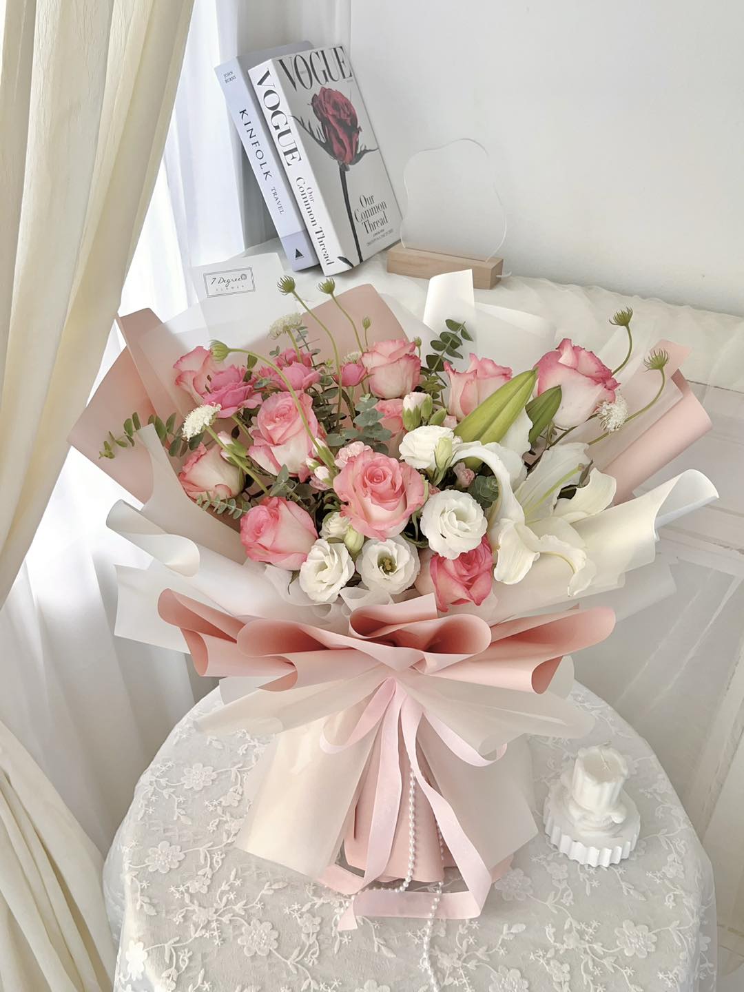 Pink Serenade Flower Bouquet - NYC Bouquet Delivery