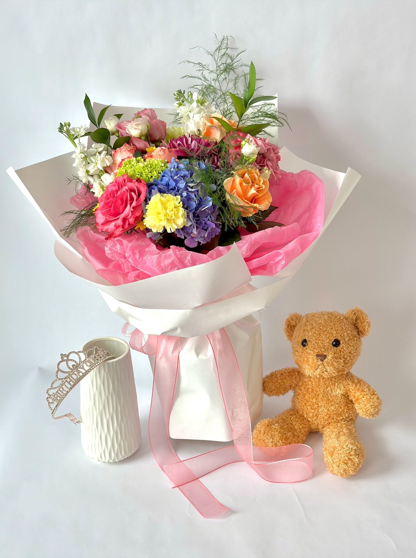 One Fine Day Wrapped Bouquet - NYC Bouquet Delivery