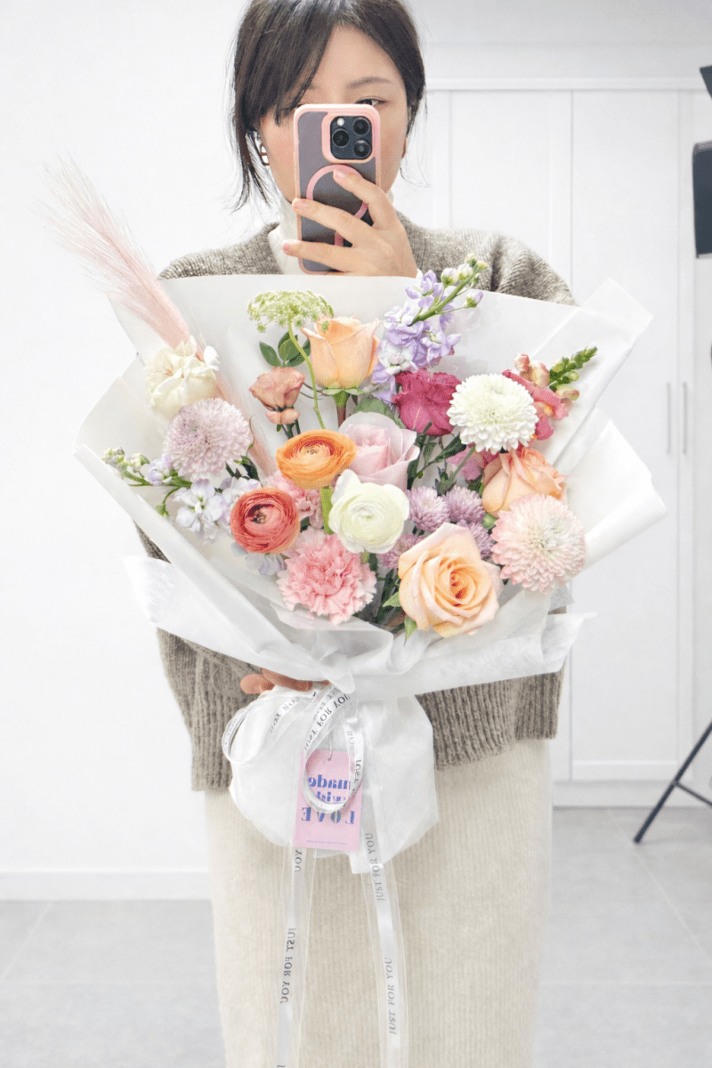 Best Seller - Designer Wrapped Bouquet - KKOT Floral Studio | Jersey City Florist & Same - Day Delivery