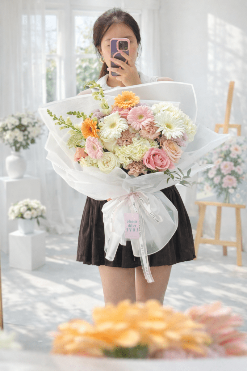 Best Seller - Designer Wrapped Bouquet - KKOT Floral Studio | Jersey City Florist & Same - Day Delivery