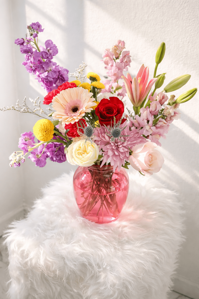 Best Seller – Valentine’s Day Designer’s Choice (Included Vase) - KKOT Floral Studio | Jersey City Florist & Same - Day Delivery