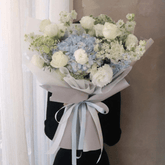 Blue & White Harmony Bouquet - NYC Bouquet Delivery