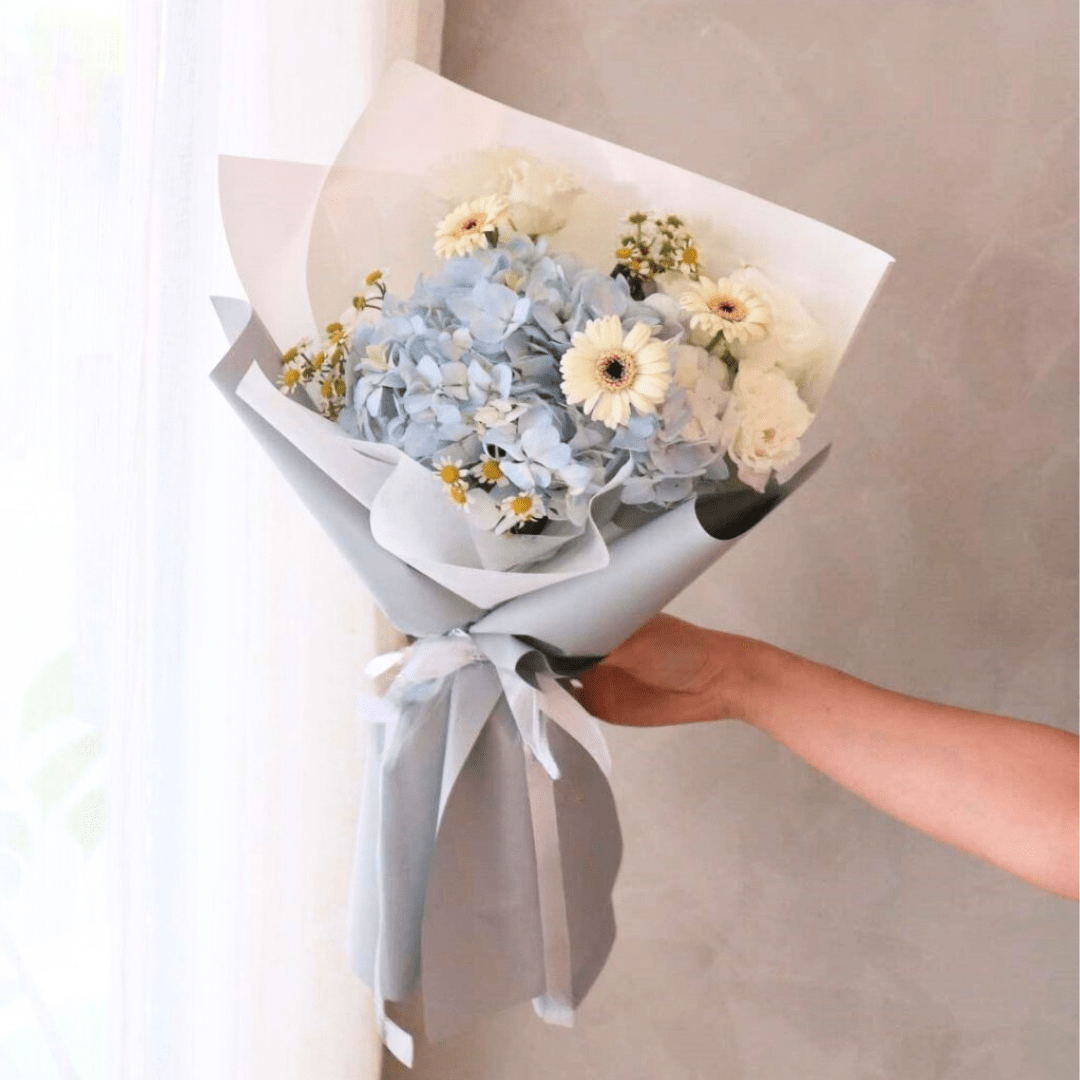 Blue & White Harmony Bouquet - NYC Bouquet Delivery