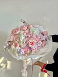 NYC Grand Pink & White Bouquet - NYC Bouquet Delivery