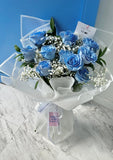 KKOT Signature Blue Rose Bouquet - KKOT Floral Studio | Jersey City Florist & Same - Day Delivery