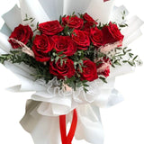 One Dozen Red Roses Bouquet - NYC Bouquet Delivery
