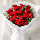 Two Dozen Rose Wrapped Bouquet - KKOT Floral Studio | Jersey City Florist & Same - Day Delivery