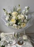 Designer's Choice - White and Green (Vase or Bouquet) - NYC Bouquet Delivery
