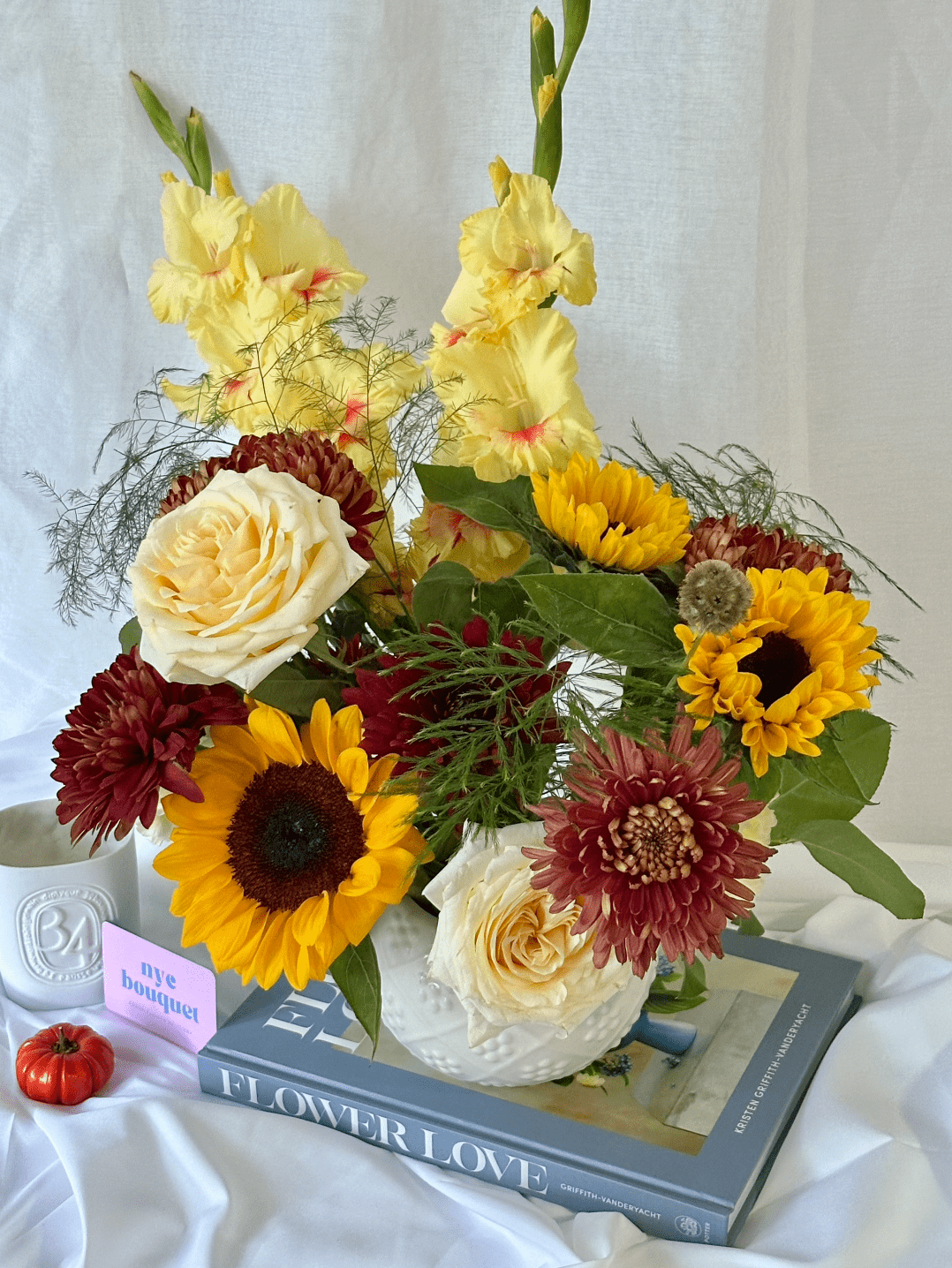 Autumn Glow Vase Arrangement - NYC Bouquet Delivery