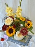 Autumn Glow Vase Arrangement - NYC Bouquet Delivery
