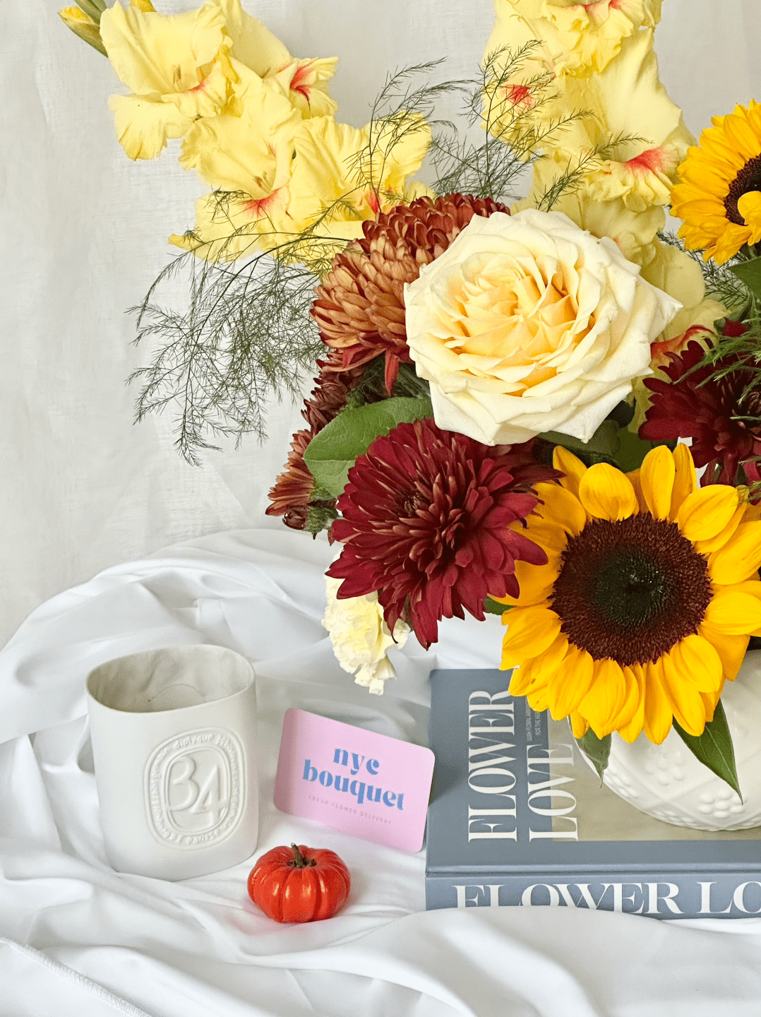 Autumn Glow Vase Arrangement - NYC Bouquet Delivery