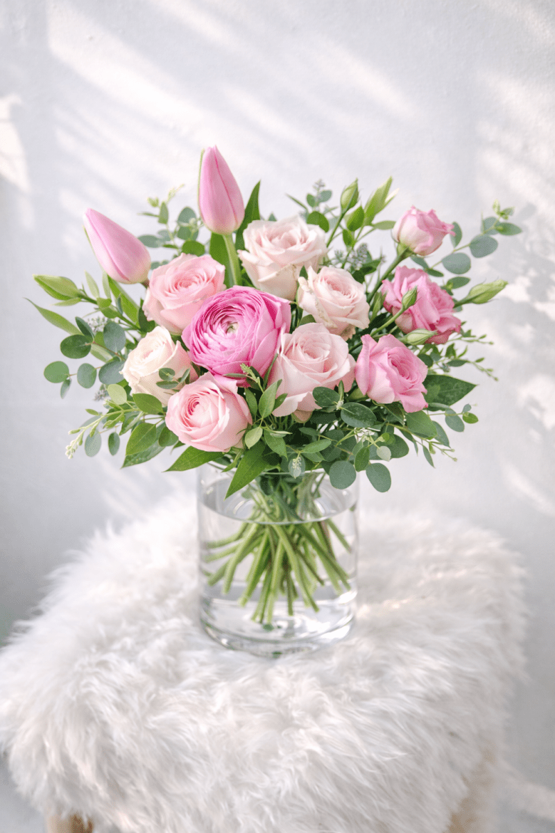 Best Seller – Valentine’s Day Designer’s Choice (Included Vase) - KKOT Floral Studio | Jersey City Florist & Same - Day Delivery