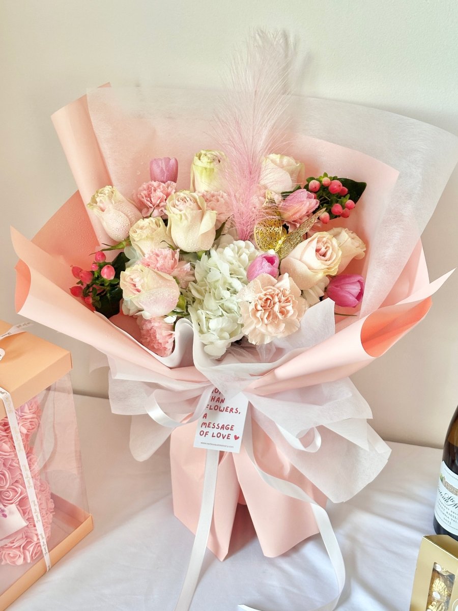 Blush Harmony Bouquet – Mother's Day Special Edition 2025 - NYC Bouquet Delivery
