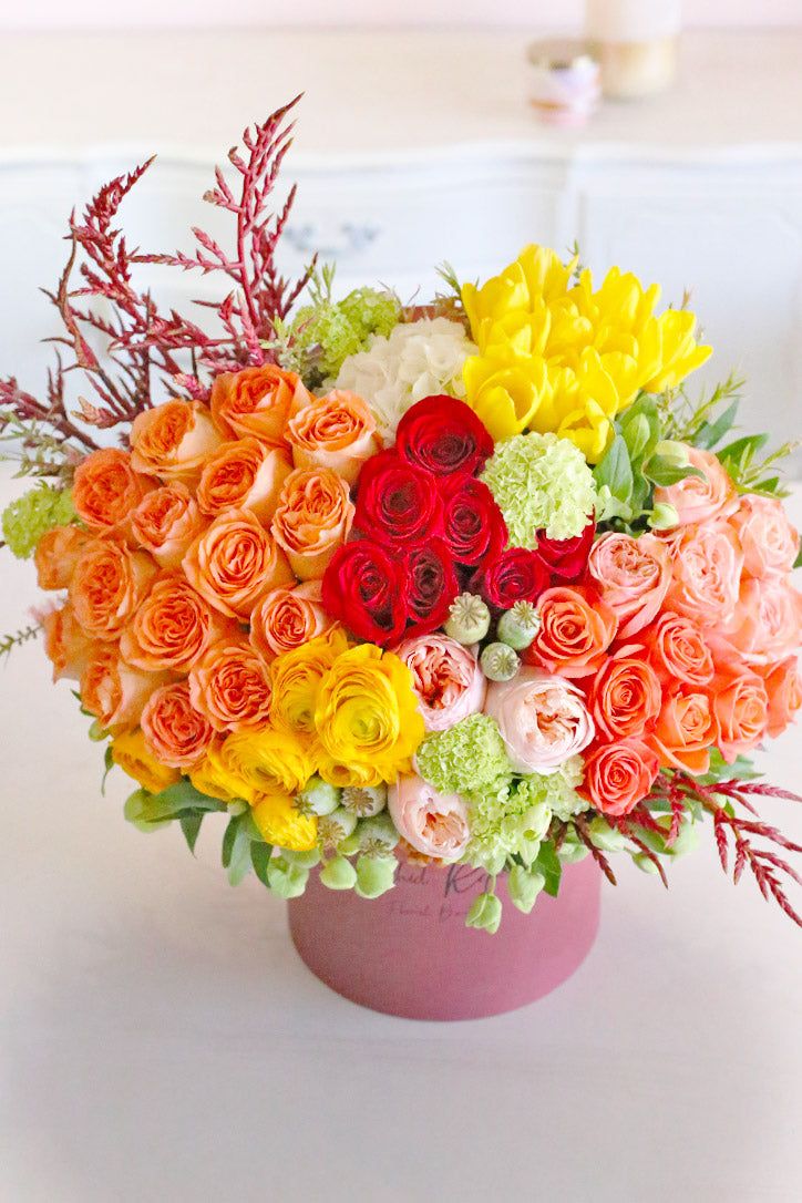 Designer's Choice - Purple & Pink Tone (Vase or Bouquet) - NYC Bouquet Delivery