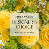 Designer's Choice - Yellow (Vase or Bouquet) - KKOT Floral Studio | Jersey City Florist & Same-Day Delivery