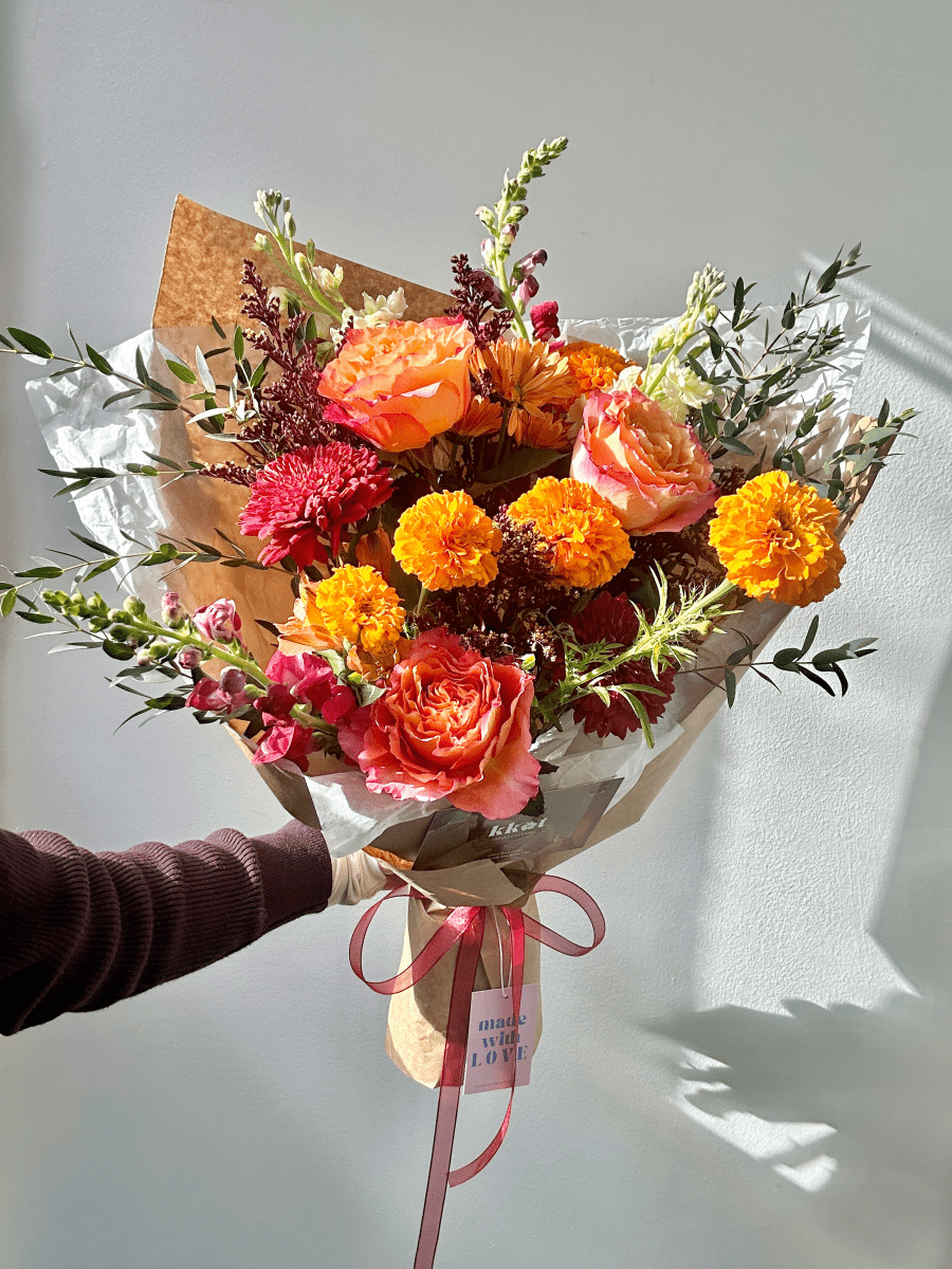 Golden Ember Bouquet - KKOT Floral Studio | Jersey City Florist & Same - Day Delivery