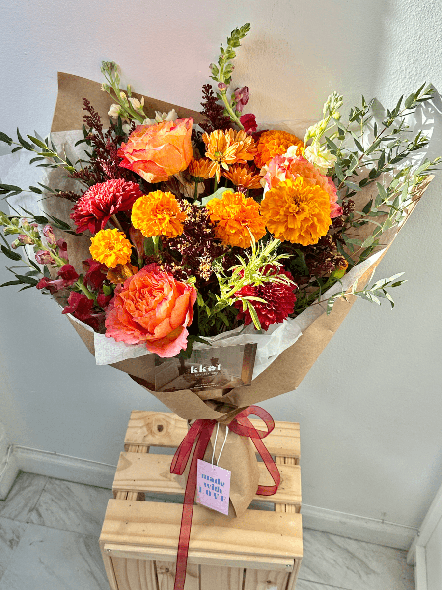 Golden Ember Bouquet - KKOT Floral Studio | Jersey City Florist & Same - Day Delivery