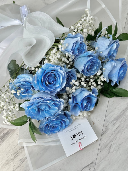 KKOT Signature Blue Rose Bouquet - KKOT Floral Studio | Jersey