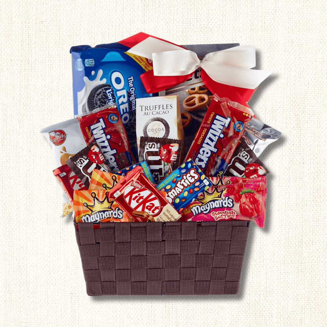 NYC Sweet Treats Candy &amp; Snack Basket - NYC Bouquet Delivery