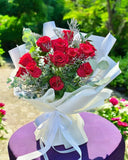 One Dozen Roses Bouquet – Classic Elegance for Every Occasion - NYC Bouquet Delivery