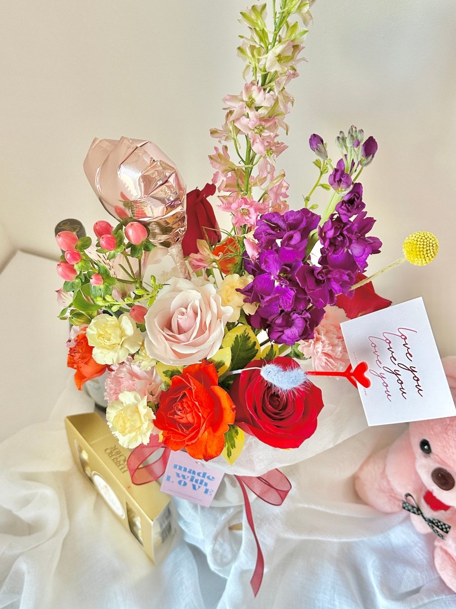 Petite Color Bloom Jar Arrangement - Mother's Day Special Edition 2025 - NYC Bouquet Delivery