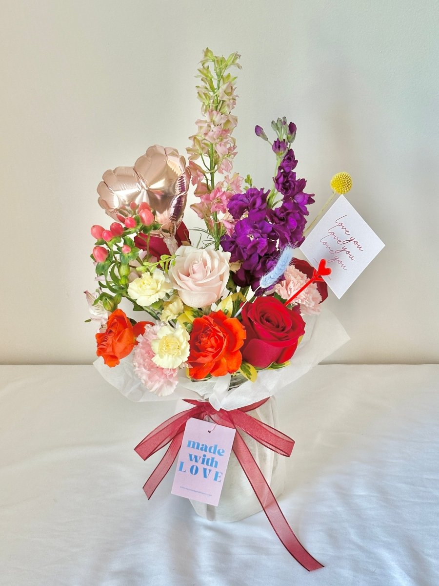 Petite Color Bloom Jar Arrangement - Mother's Day Special Edition 2025 - NYC Bouquet Delivery