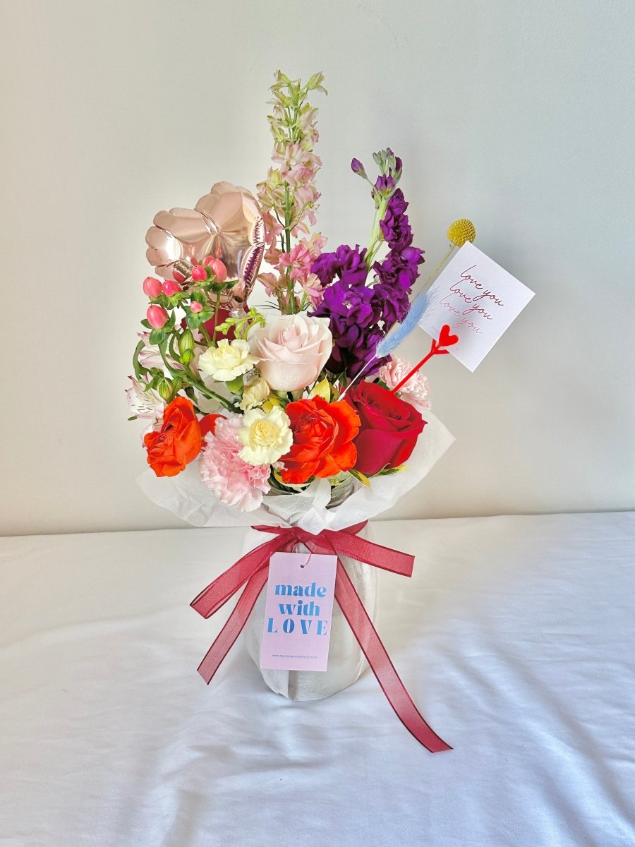 Petite Color Bloom Jar Arrangement - Mother's Day Special Edition 2025 - NYC Bouquet Delivery