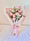 [Pick Up ONLY] Blush Pink Rose & Carnation Bouquet - Mother's Day Special Edition 2025 - NYC Bouquet Delivery