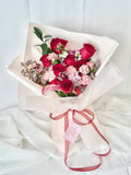 Pink & Red Bloom Bouquet - NYC Bouquet Delivery
