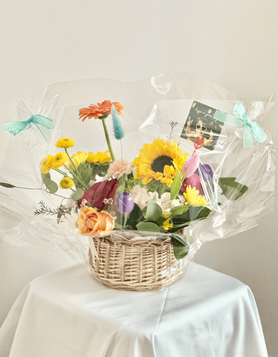 Spring Garden Mother's Day Basket – NYC Flower Delivery - NYC Bouquet Delivery